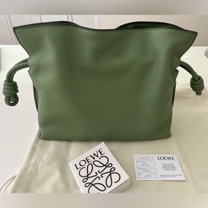 NWT Loewe mini Flamenco clutch in Rosemary